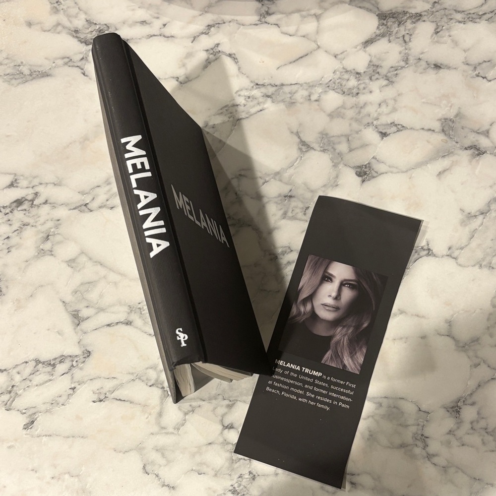 Melania Black Hardcover Book - Picture 4 of 5